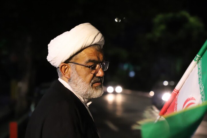 تصاویر/ اجتماع شبانه موکب مدرسه علمیه ولیعصر(عج)تبریز