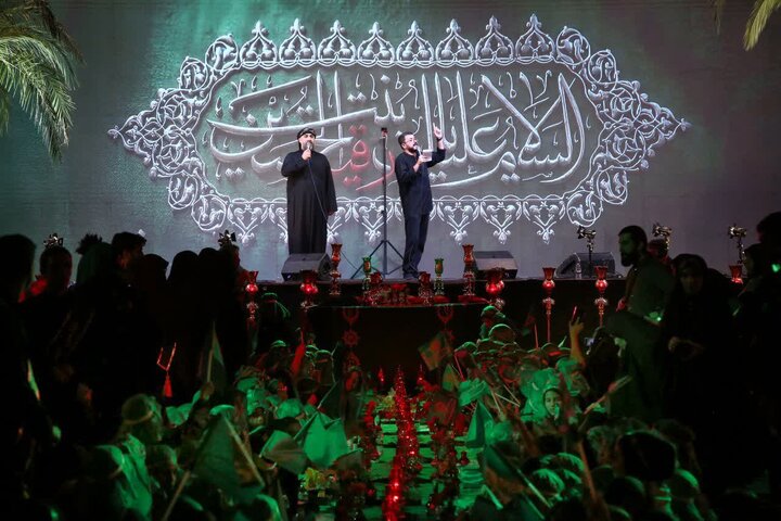 تصاویر/ بزرگترین سفره حضرت رقیه(س) در میدان امام حسین(ع)