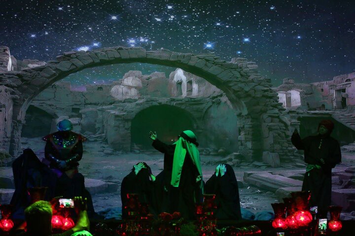 تصاویر/ بزرگترین سفره حضرت رقیه(س) در میدان امام حسین(ع)