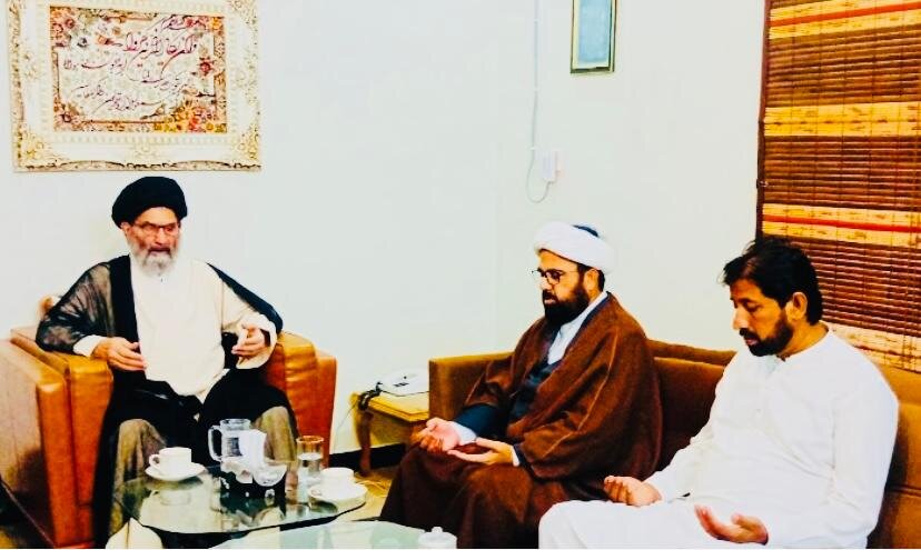 قائد ملت جعفریہ پاکستان سے مولانا اشفاق وحیدی کی ملاقات / ملکی و بین الاقوامی صورتحال پر تبادلۂ خیال