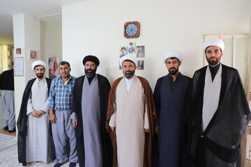 تصاویر/ سرکشی مدیر حوزه علمیه کردستان از روحانیون هجرت شهرستان کامیاران