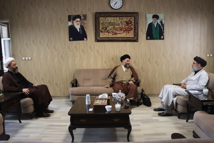 تصاویر / دیدار مدیرعامل بنیاد هدایت سازمان تبلیغات اسلامی با  مدیرکل تبلیغات اسلامی آذربایجان‌شرقی