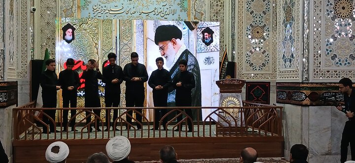تصاویر /تجدید میثاق دانشگاهیان مشهد با قائد امت و رهبرشهید در حرم مطهر رضوی