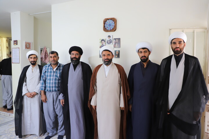 تصاویر/سرکشی مدیر حوزه علمیه کردستان از روحانیون هجرت شهرستان کامیاران