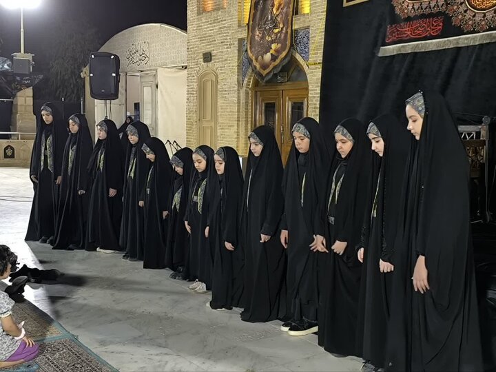 مراسم عزاداری شهادت حضرت رقیه(س)در امامزاده علی بن جعفر(ع)