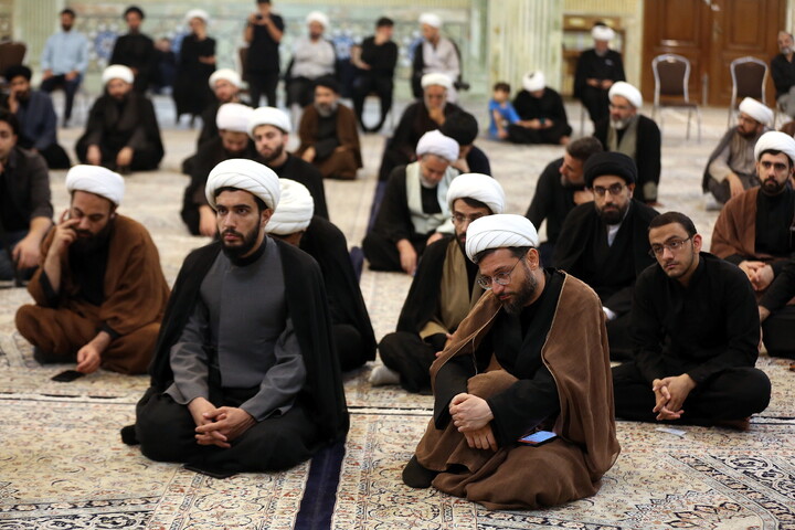 مراسم اقامه عزا در شب شهادت امام حسن مجتبی (ع) و مراسم بزرگداشت رهبر شهید