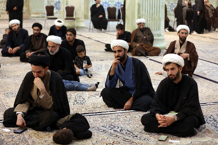 مراسم اقامه عزا در شب شهادت امام حسن مجتبی (ع) و مراسم بزرگداشت رهبر شهید
