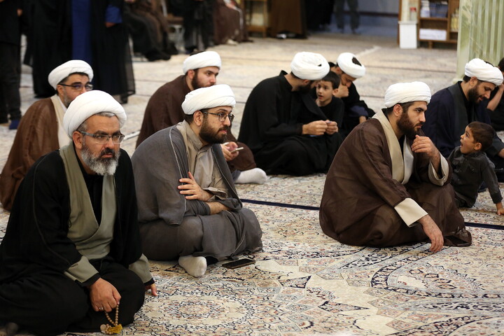 مراسم اقامه عزا در شب شهادت امام حسن مجتبی (ع) و مراسم بزرگداشت رهبر شهید
