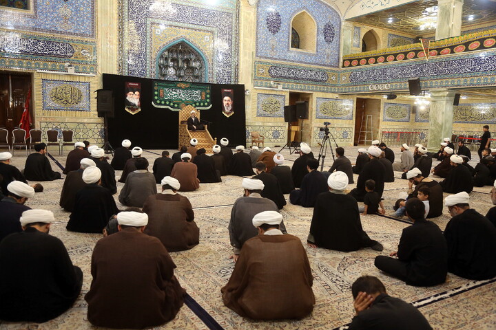 مراسم اقامه عزا در شب شهادت امام حسن مجتبی (ع) و مراسم بزرگداشت رهبر شهید
