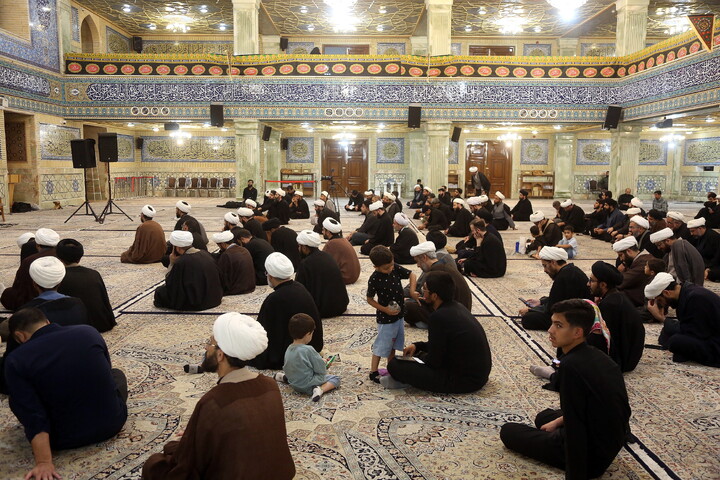 مراسم اقامه عزا در شب شهادت امام حسن مجتبی (ع) و مراسم بزرگداشت رهبر شهید
