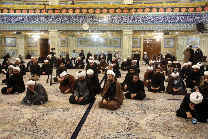 مراسم اقامه عزا در شب شهادت امام حسن مجتبی (ع) و مراسم بزرگداشت رهبر شهید