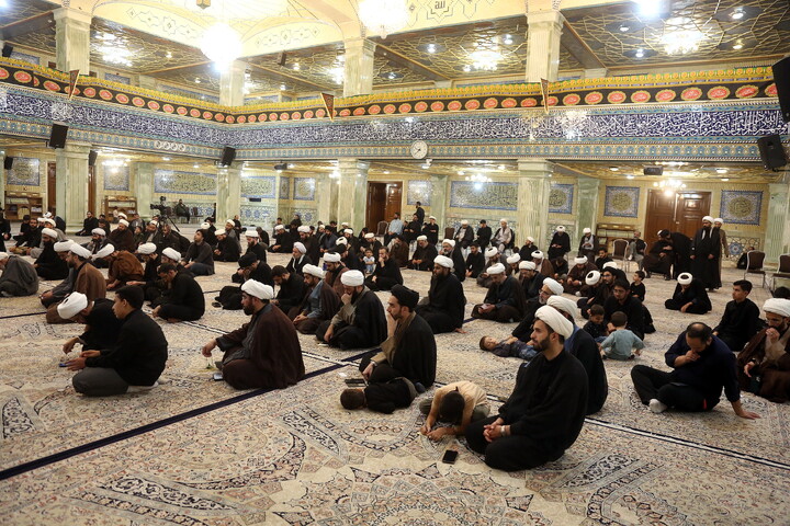 مراسم اقامه عزا در شب شهادت امام حسن مجتبی (ع) و مراسم بزرگداشت رهبر شهید