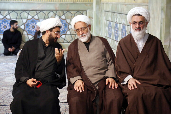 مراسم اقامه عزا در شب شهادت امام حسن مجتبی (ع) و مراسم بزرگداشت رهبر شهید