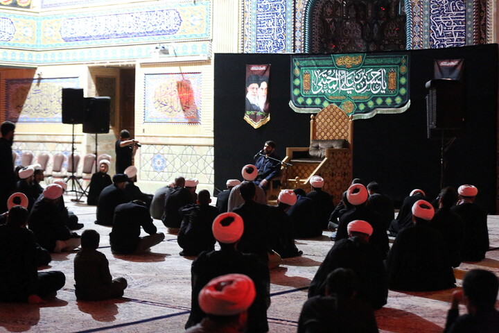 مراسم اقامه عزا در شب شهادت امام حسن مجتبی (ع) و مراسم بزرگداشت رهبر شهید
