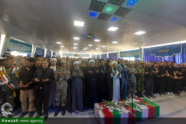 پیکر شهید پدافند هوایی «مهداد پاشایی‌فر» در مراغه تشییع شد