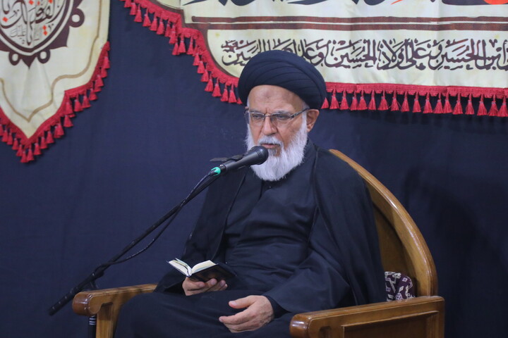 تصاویر/ مراسم عزاداری دهه اول ماه صفر در بیت مرحوم آیت الله حاج نصرالله شاه آبادی