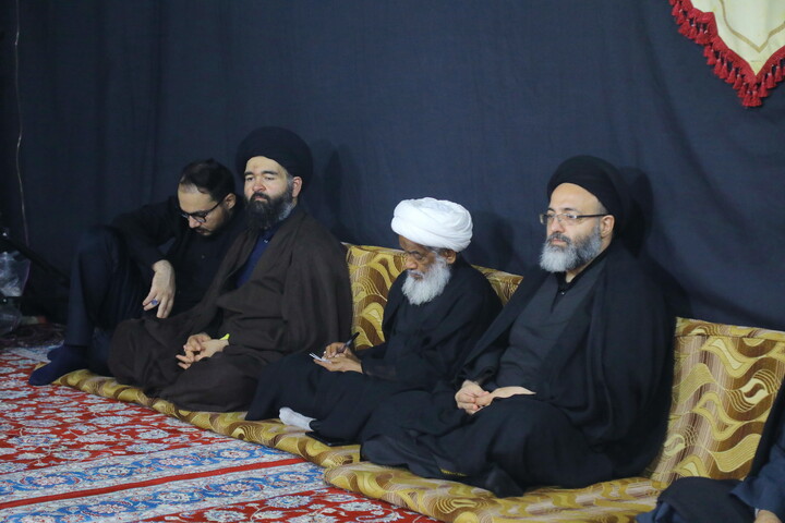 تصاویر/ مراسم عزاداری دهه اول ماه صفر در بیت مرحوم آیت الله حاج نصرالله شاه آبادی