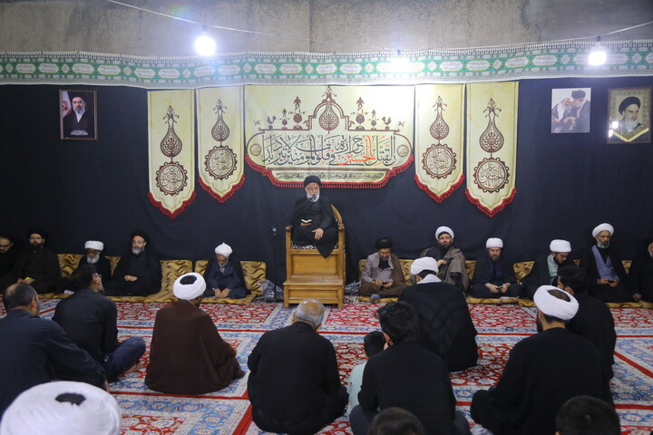 تصاویر/ مراسم عزاداری دهه اول ماه صفر در بیت مرحوم آیت الله حاج نصرالله شاه آبادی
