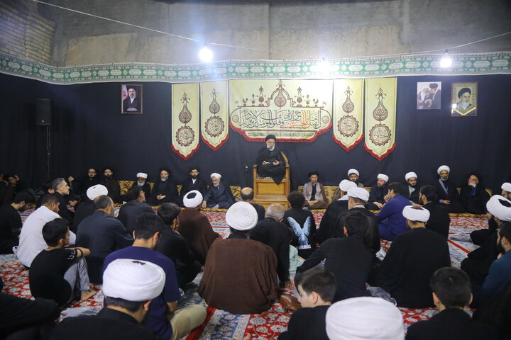 تصاویر/ مراسم عزاداری دهه اول ماه صفر در بیت مرحوم آیت الله حاج نصرالله شاه آبادی