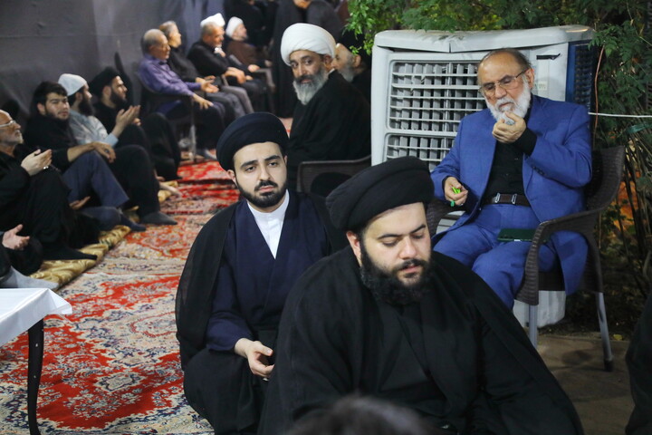 تصاویر/ مراسم عزاداری دهه اول ماه صفر در بیت مرحوم آیت الله حاج نصرالله شاه آبادی