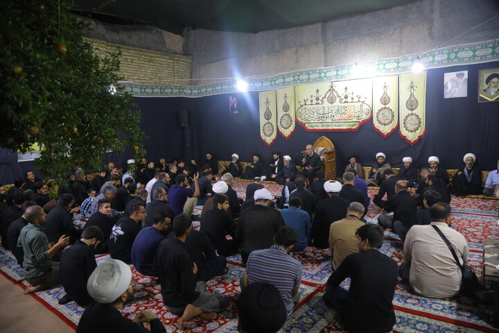 تصاویر/ مراسم عزاداری دهه اول ماه صفر در بیت مرحوم آیت الله حاج نصرالله شاه آبادی