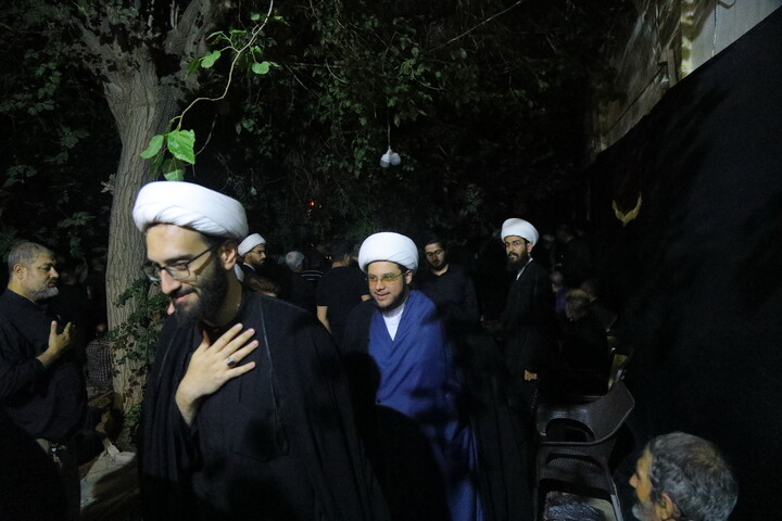 تصاویر/ مراسم عزاداری دهه اول ماه صفر در بیت مرحوم آیت الله حاج نصرالله شاه آبادی
