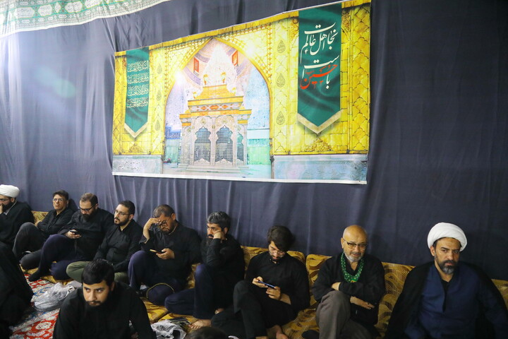 تصاویر/ مراسم عزاداری دهه اول ماه صفر در بیت مرحوم آیت الله حاج نصرالله شاه آبادی