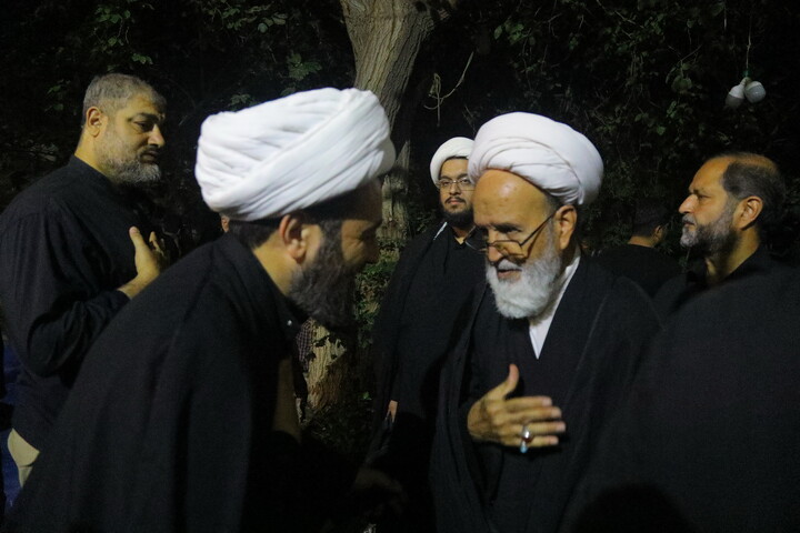 تصاویر/ مراسم عزاداری دهه اول ماه صفر در بیت مرحوم آیت الله حاج نصرالله شاه آبادی