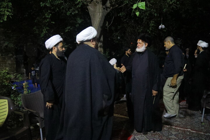 تصاویر/ مراسم عزاداری دهه اول ماه صفر در بیت مرحوم آیت الله حاج نصرالله شاه آبادی
