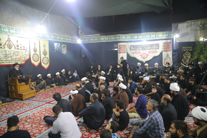 تصاویر/ مراسم عزاداری دهه اول ماه صفر در بیت مرحوم آیت الله حاج نصرالله شاه آبادی