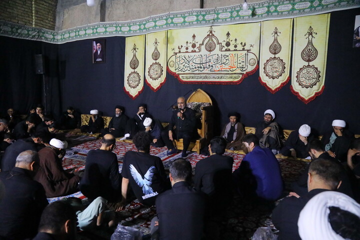 تصاویر/ مراسم عزاداری دهه اول ماه صفر در بیت مرحوم آیت الله حاج نصرالله شاه آبادی