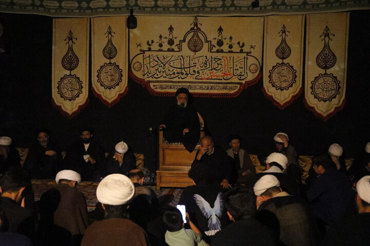 تصاویر/ مراسم عزاداری دهه اول ماه صفر در بیت مرحوم آیت الله حاج نصرالله شاه آبادی
