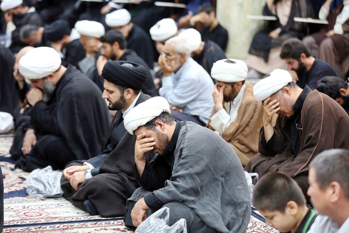 تصاویر/ مراسم عزاداری سالروز شهادت حضرت امام حسن مجتبی(ع) و سالروز ارتحال حضرت آیت الله حاج شیخ عبدالله فاضل لنکرانی (ره)