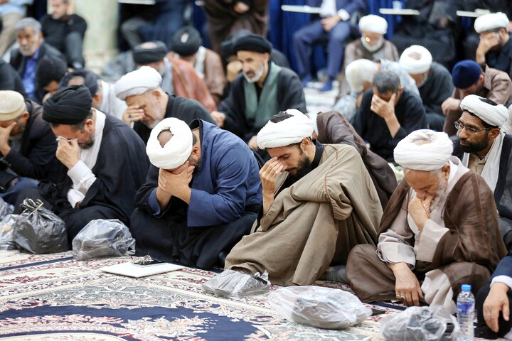تصاویر/ مراسم عزاداری سالروز شهادت حضرت امام حسن مجتبی(ع) و سالروز ارتحال حضرت آیت الله حاج شیخ عبدالله فاضل لنکرانی (ره)