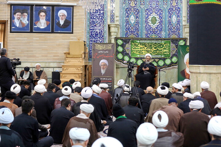 تصاویر/ مراسم عزاداری سالروز شهادت حضرت امام حسن مجتبی(ع) و سالروز ارتحال حضرت آیت الله حاج شیخ عبدالله فاضل لنکرانی (ره)