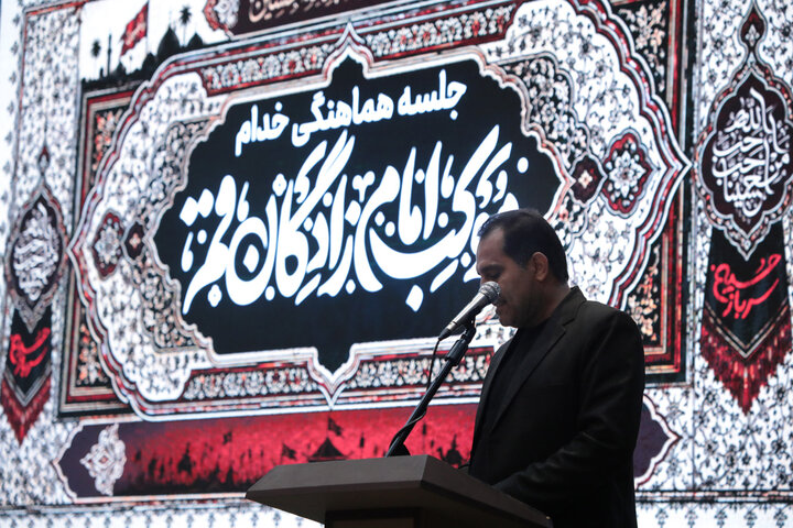 تصاویر/ جلسه توجیهی خادمین موکب امامزادگان قم مستقر در شهر مقدس سامرا