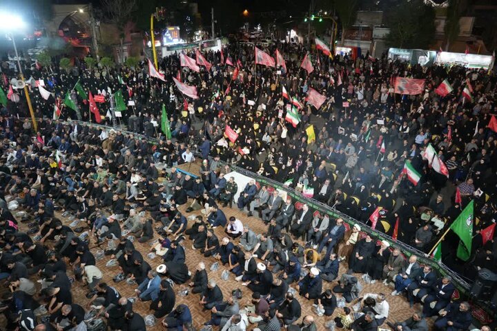 تصاویر/ سخنرانی امام جمعه اردبیل در تجمع شبانه مردمی