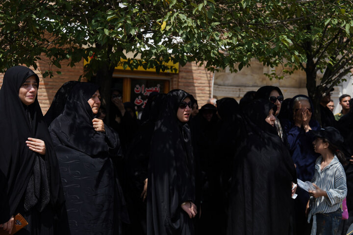 تصاویر / مراسم تشییع پیکر مطهر جانباز هشت سال دفاع مقدس استان قزوین