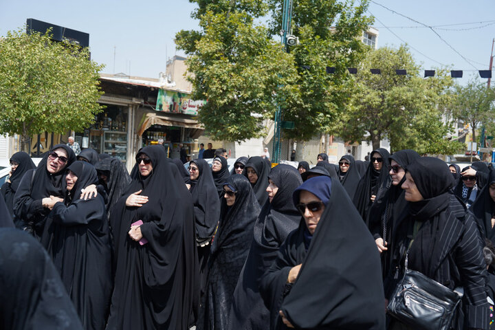 تصاویر / مراسم تشییع پیکر مطهر جانباز هشت سال دفاع مقدس استان قزوین