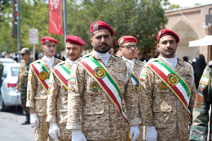تصاویر / مراسم تشییع پیکر مطهر جانباز هشت سال دفاع مقدس استان قزوین