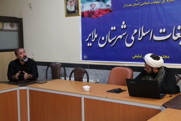 تصاویر/ دیدار و گفت‌وگوی معاون فرهنگی تبلیغی تبلیغات اسلامی همدان با فعالان فرهنگی و تبلیغی ملایر