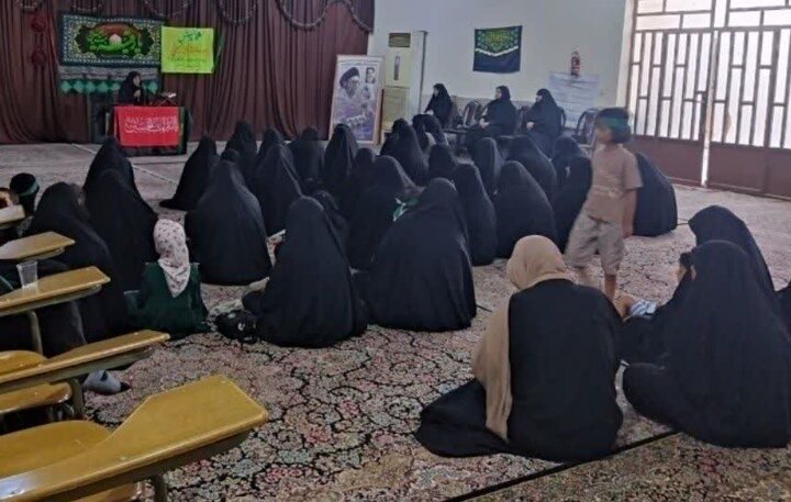همایش سه ساله های حسینی توسط مدرسه علمیه الزهرا (س) شهرستان جیرفت