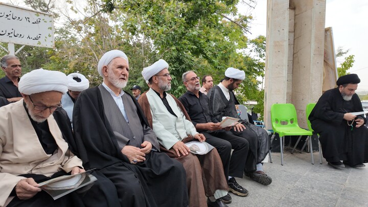 تصاویر/ مراسم سالگرد ارتحال آیت‌ الله آخوند ملاعلی معصومی همدانی(ره)