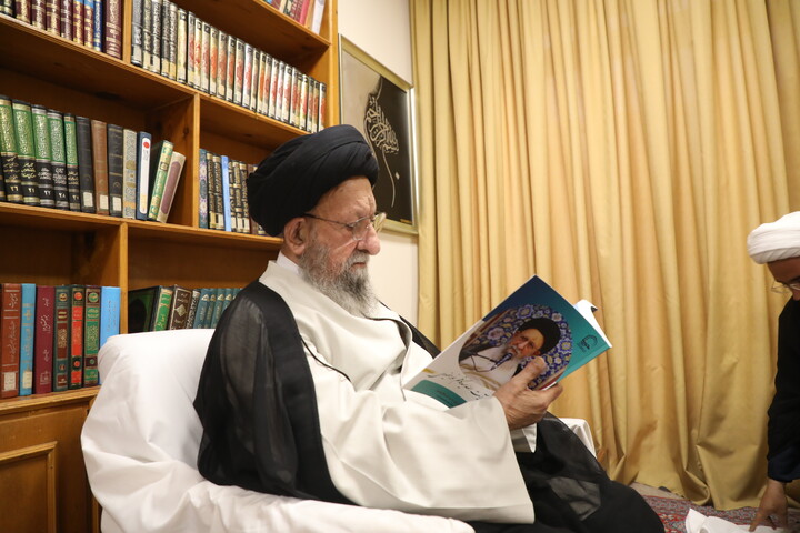 تصاویر/ دیدار مسئول مرکز رسانه و فضای مجازی حوزه علمیه با امام جمعه گلستان