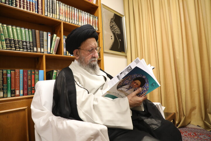 تصاویر/ دیدار مسئول مرکز رسانه و فضای مجازی حوزه علمیه با امام جمعه گلستان