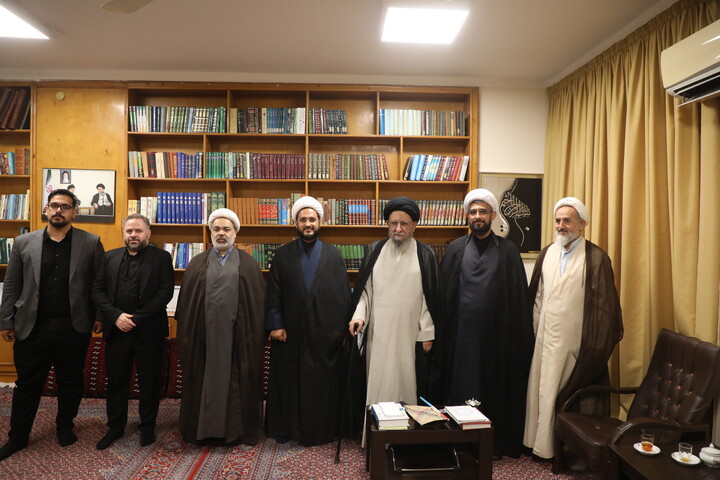 تصاویر/ دیدار مسئول مرکز رسانه و فضای مجازی حوزه علمیه با امام جمعه گلستان