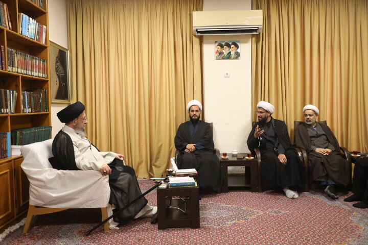 تصاویر/ دیدار مسئول مرکز رسانه و فضای مجازی حوزه علمیه با امام جمعه گلستان