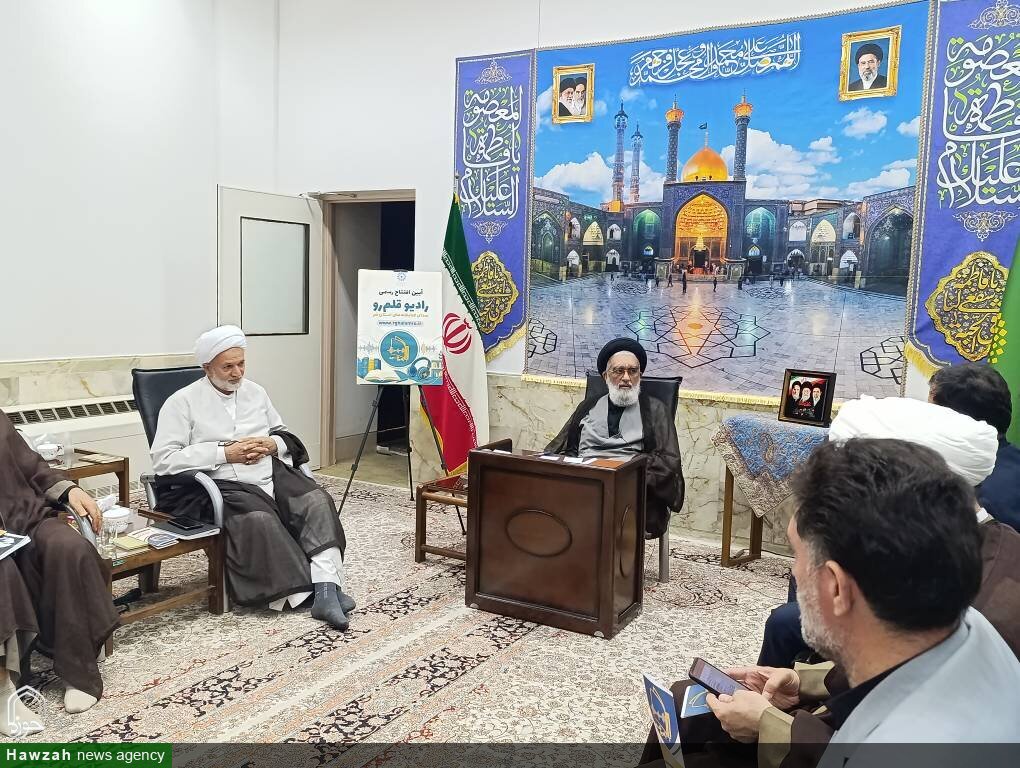 آیین افتتاح رسمی رادیو اینترنتی «قلم‌رو» در حرم مطهر حضرت معصومه (س)