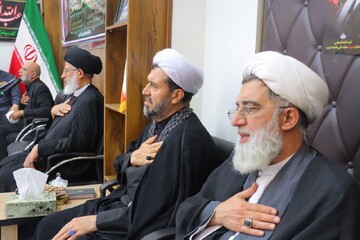 تصاویر/ مراسم روضه‌خوانی در دفتر امام‌ جمعه اسلامشهر