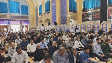 تصاویر/ اقامه نمازجمعه شهرستان بم